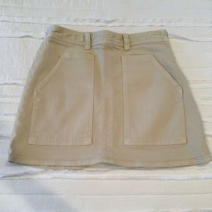 Wilfred free mini khaki skirt
